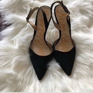 Sam Edelman black suede pumps size 8